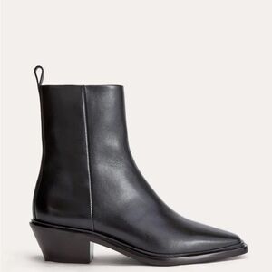 Everlane Sleek Black Ankle Booties